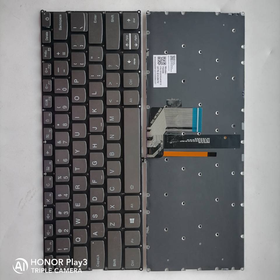Picture of New Replacement Laptop Keyboard For LENOVO 720S-14 with switch Grey Backlit (OEM) US Layout